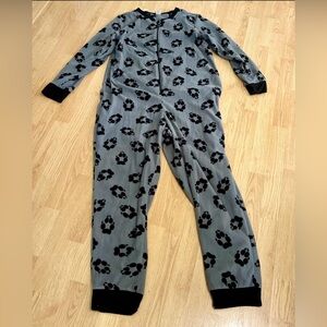 Sleeper adult one piece pajamas nightwear xlarge woman size drop seat